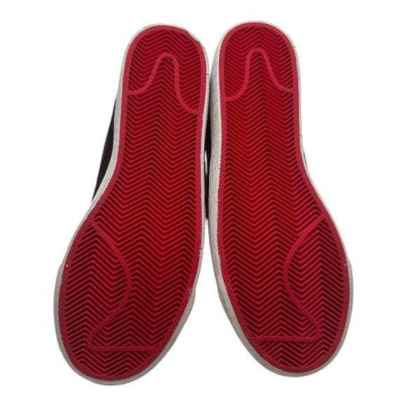 Nike Blazer Mid Premium Shoes Womens‎ Sz 8 Black Red White Sneakers 403729-007 - Picture 10 of 10